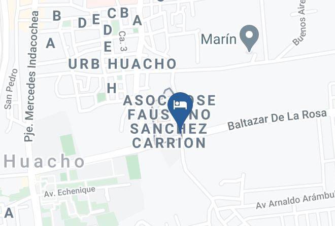 Huaura - Hospedaje La Casita Maps