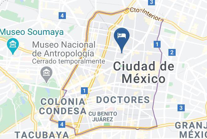 Cuauhtemoc - Hospedaje La Colonial Maps