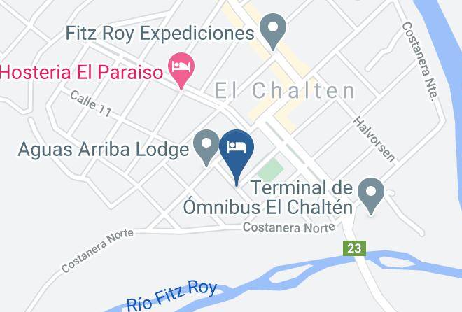 Lago Argentino - Hospedaje La Nativa Maps