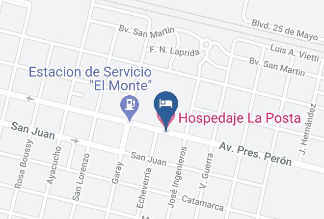 Melincue - Hospedaje La Posta Maps
