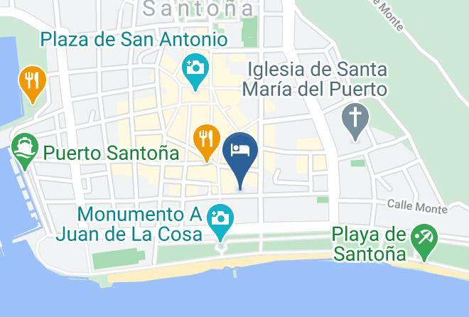 Santona - Hospedaje La Tortuga Maps