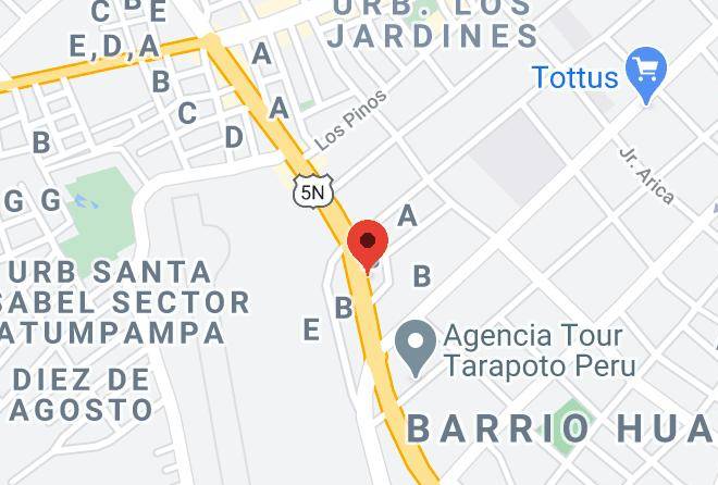 Tarapoto - Hospedaje Las Almendras Maps