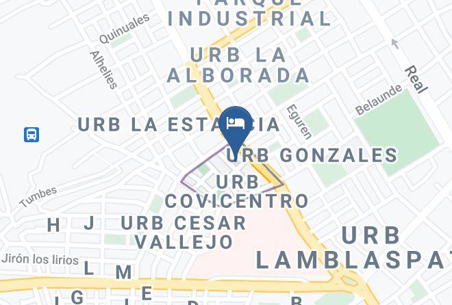 Huancayo - Hospedaje Las Lilas Maps