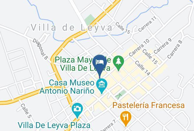 Villa De Leyva - Hospedaje Las Margaritas Maps