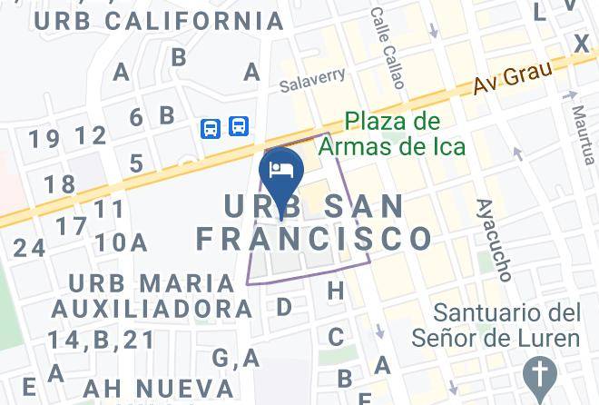 Ica - Hospedaje Las Mercedes Maps