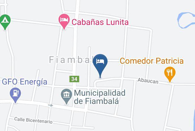 Tinogasta - Hospedaje Las Termas Maps