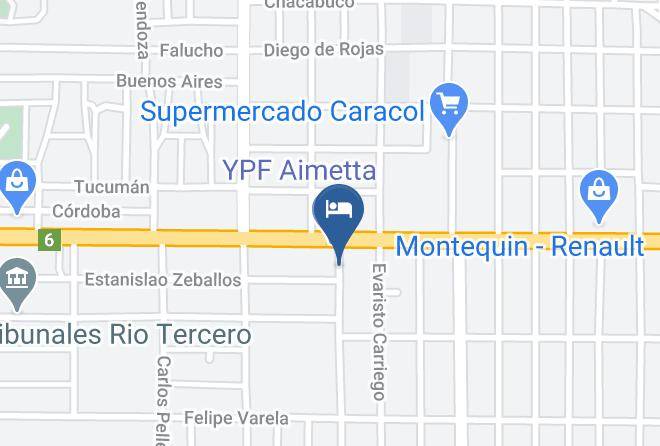 Tercero Arriba Department - Hospedaje Las Violetas Maps