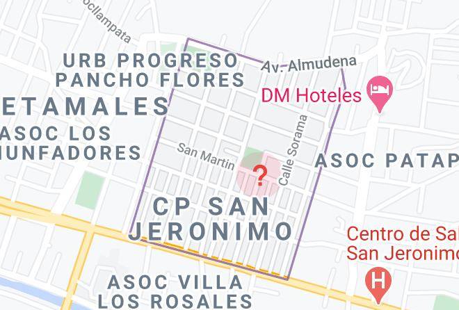 San Jeronimo - Hospedaje Los Andes Maps