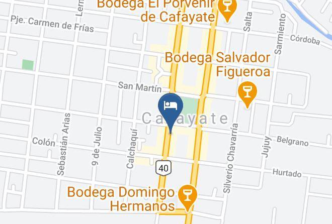 Cafayate - Hospedaje Los Cardones Maps