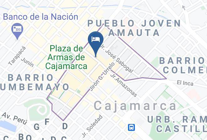 Cajamarca - Hospedaje Los Jazmines Maps