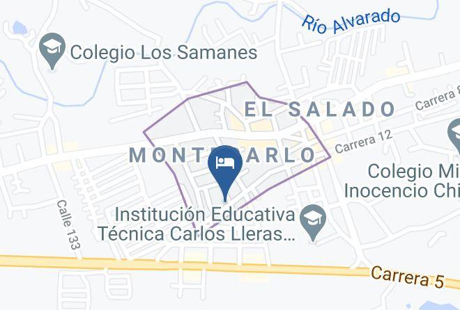 Ibague - Hospedaje Los Laureles Maps
