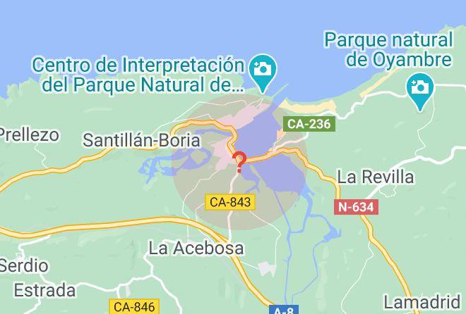San Vicente De La Barquera - Hospedaje Los Llaos Maps