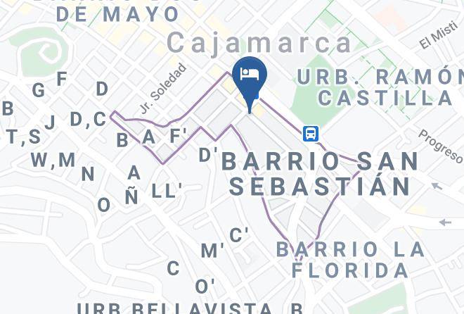 Cajamarca - Hospedaje Manthoc Maps