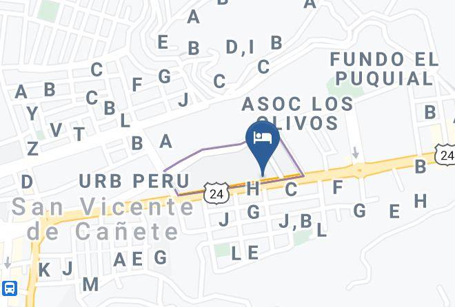 Canete - Hospedaje Melchorita Maps