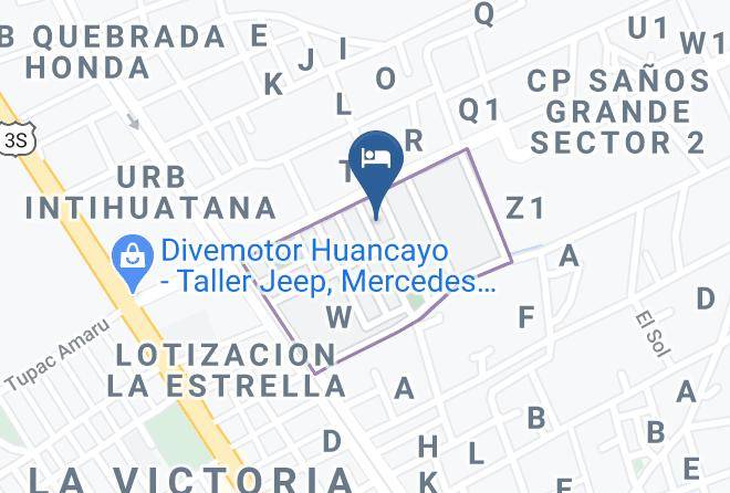 Huancayo - Hospedaje Mis Suenos Maps