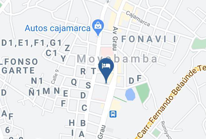Moyobamba - Hospedaje Mis Tres Angelitos Maps