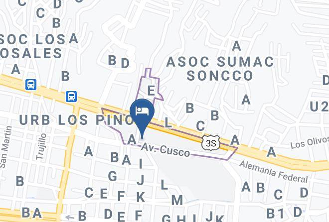 San Sebastian - Hospedaje Moncada Maps