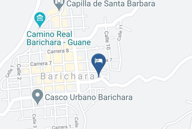 Barichara - Hospedaje Moncogua Maps