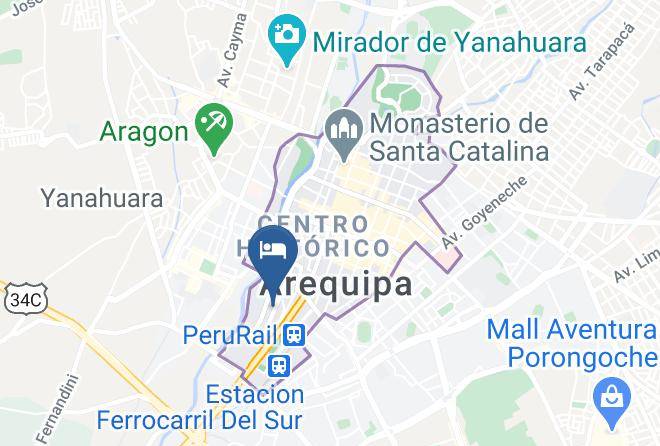 Arequipa - Hospedaje Nasara Maps