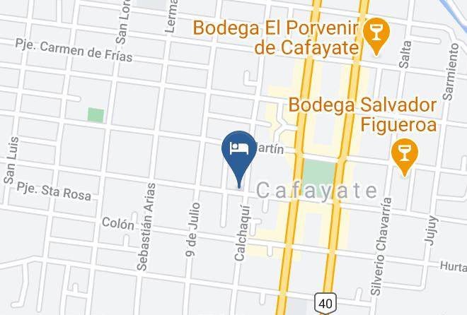 Cafayate - Hospedaje Neny Maps