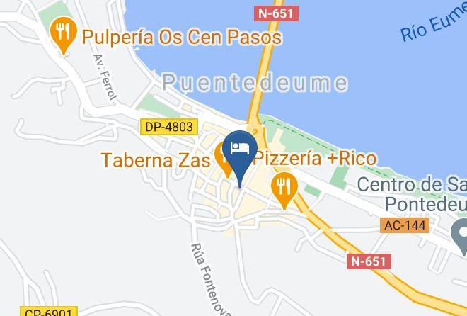 Coruna - Hospedaje Norte Maps