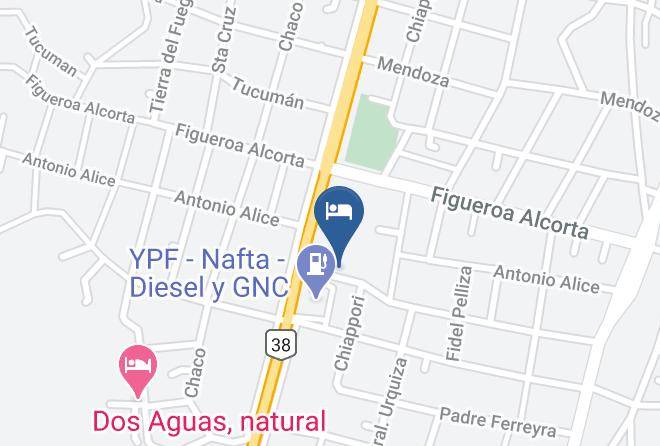 Punilla Department - Hospedaje Nunez Maps