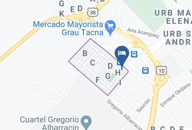 Tacna - Hospedaje O' Donovan Maps