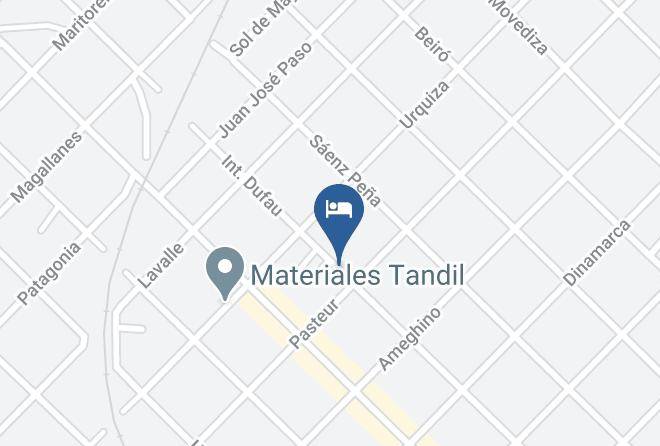 Tandil Partido - Hospedaje Oncemil Maps