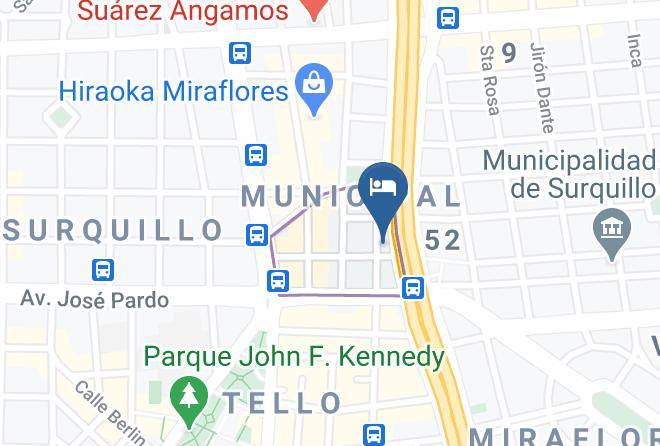 Miraflores - Hospedaje Paititi Maps