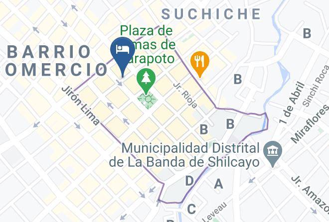 Tarapoto - Hospedaje Paso Texas Maps