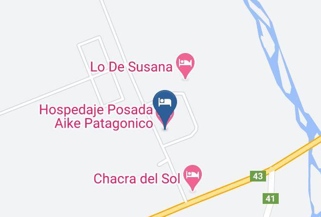 Lago Buenos Aires Department - Hospedaje Posada Aike Patagonico Maps
