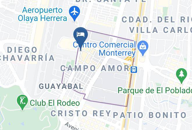 Medellin - Hospedaje Primavera Maps