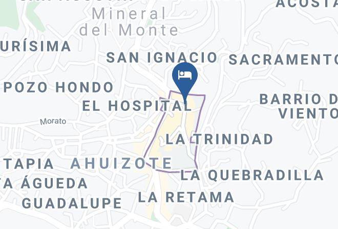 Mineral Del Monte - Hospedaje Real Cortes Maps
