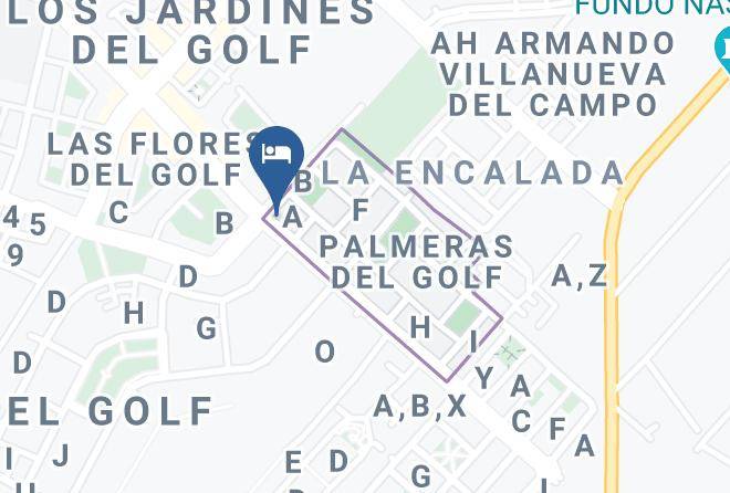 Hospedaje Residencial Las Palmeras Del Golf Map