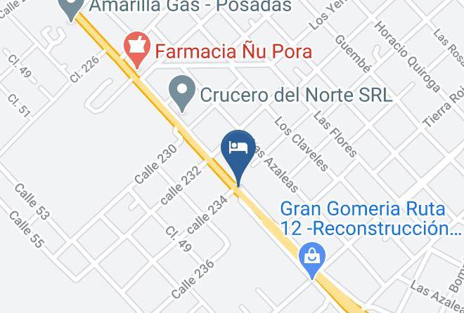 Misiones City - Hospedaje Restaurante El Paraiso Maps