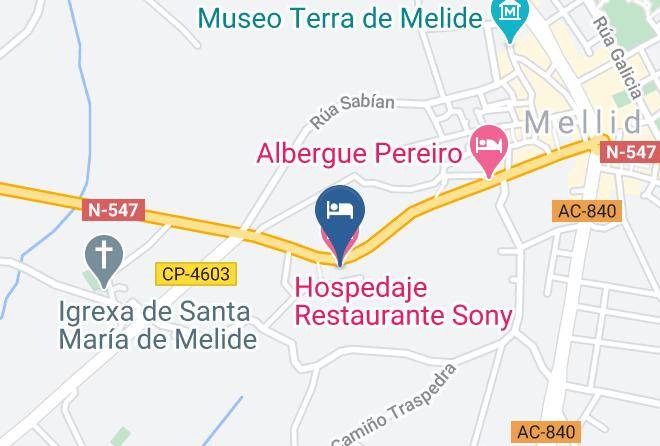 Coruna - Hospedaje Restaurante Sony Maps