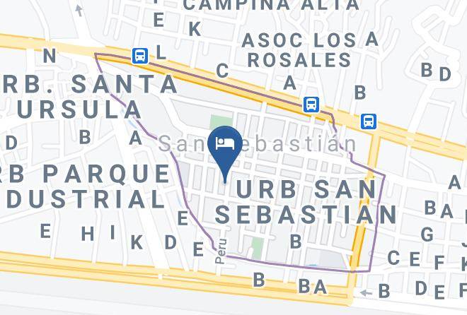 San Sebastian - Hospedaje Rey David Maps