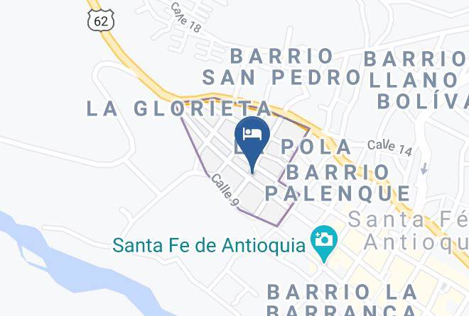 Santa Fe De Antioquia - Hospedaje Rocio Maps