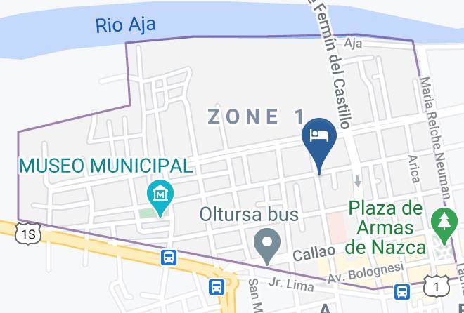 Nazca - Hospedaje Roma En Nasca Maps