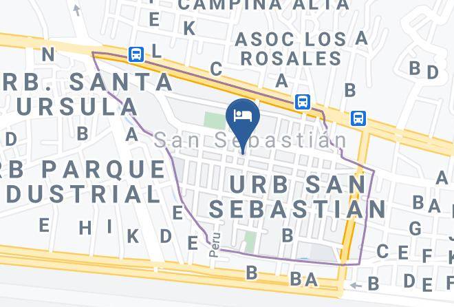 San Sebastian - Hospedaje Rumi Wasi Maps