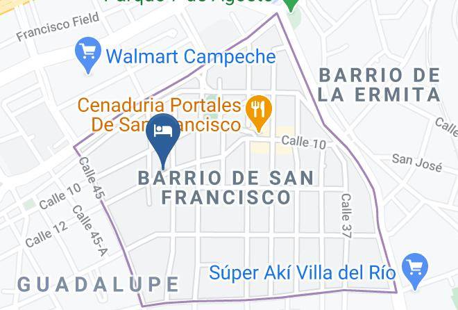 Hospedaje San Angel Map