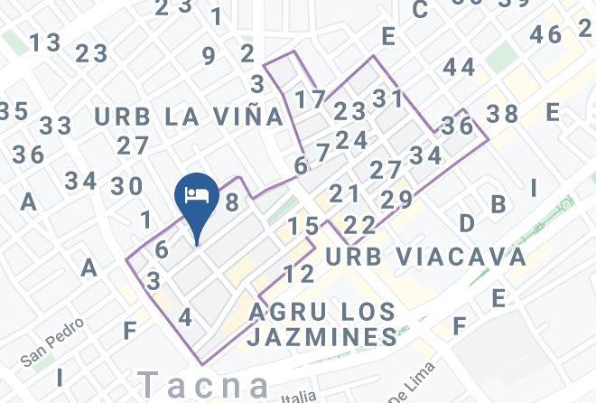 Tacna - Hospedaje San Camilo Maps