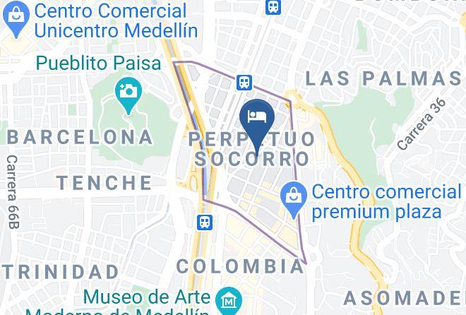 Medellin - Hospedaje San Diego Maps