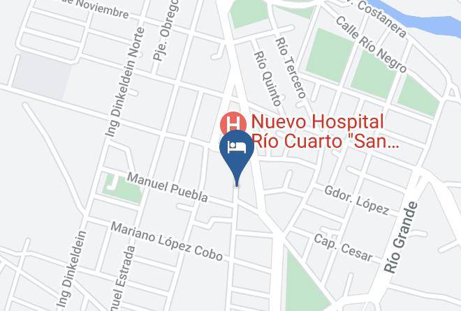 Rio Cuarto Department - Hospedaje San Francisco Maps
