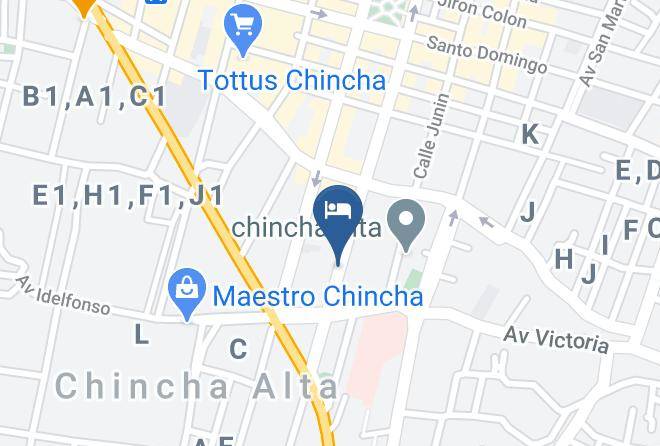 Chincha - Hospedaje San Joaquin Maps