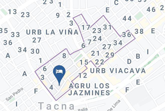 Hospedaje San Pedro Map