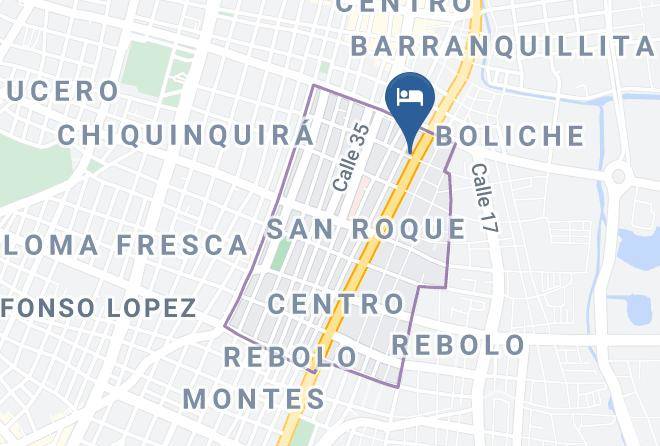 Barranquilla - Hospedaje San Roque Maps
