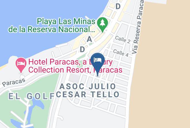 Pisco - Hospedaje Sand Rain Maps