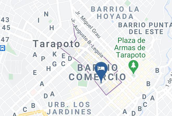 Tarapoto - Hospedaje Santa Monica Maps