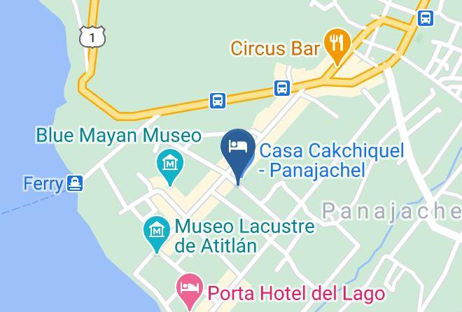 Panajachel - Hospedaje Santo Domingo Maps
